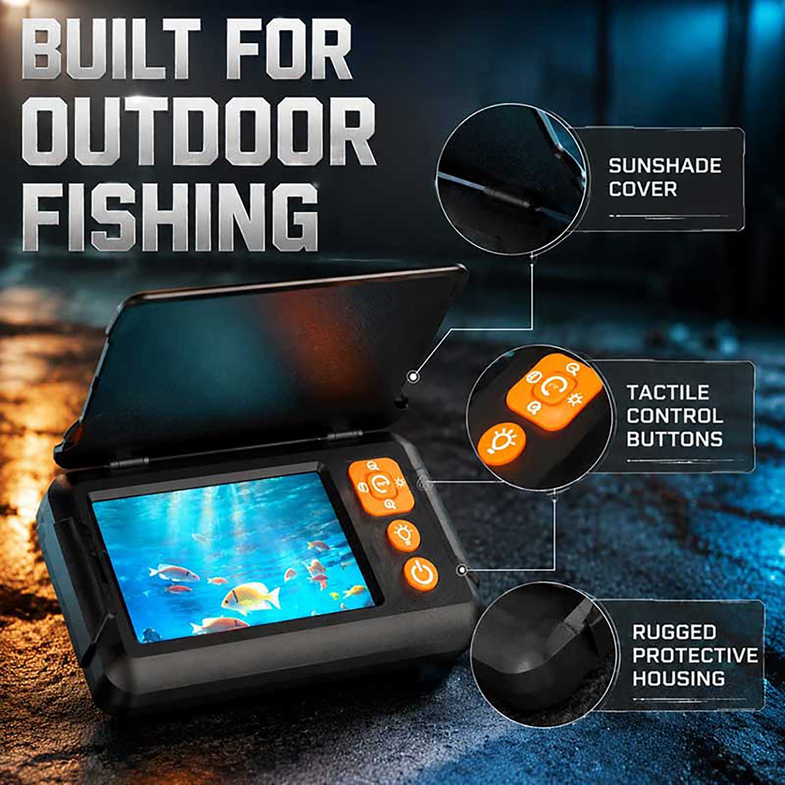 1080P HD Fish Finder Underwate - Fishing Boat Depth Finder ulasan dan harga