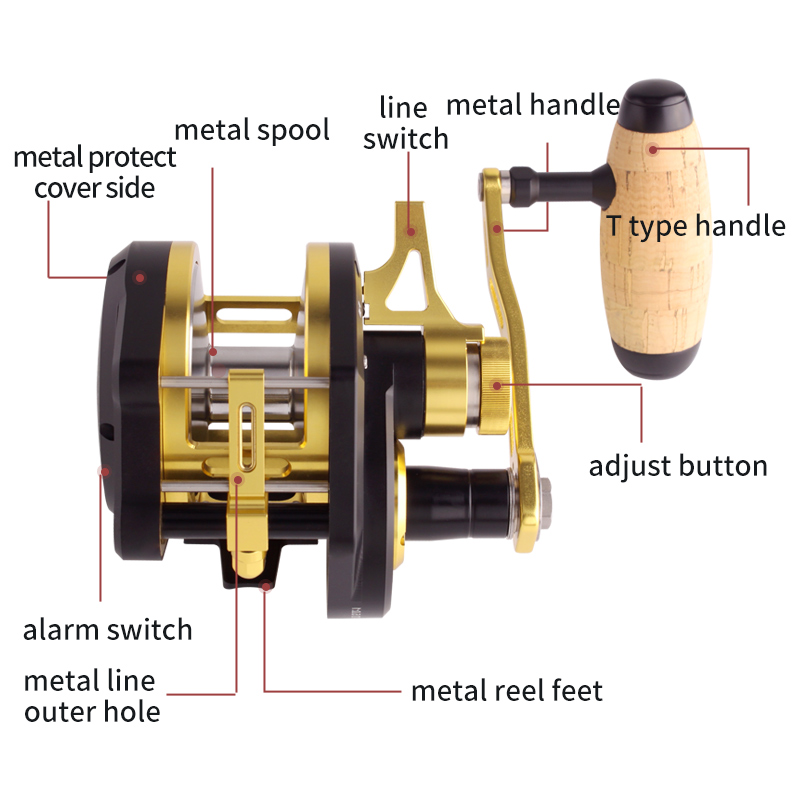 Umi New Slow Jigging Drum Whee - Fishing Boat Steering Wheel ulasan dan harga